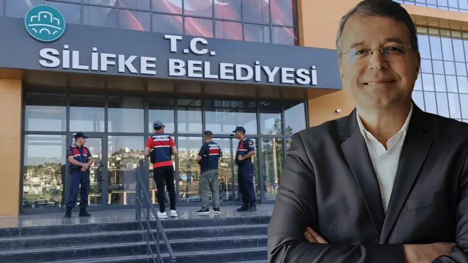 Silifke Belediyesi'ne operasyon. Belediye Başkanı  Mustafa Turgut dahil çok sayıda gözaltı var