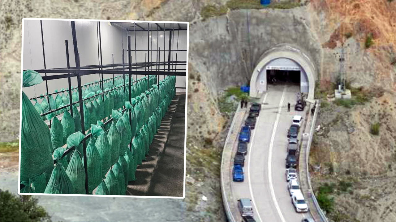 Tünelin içi üretim tesisine dönüştürüldü: İlk hasat yapıldı, hedef 190 ton kapasiteye ulaşmak