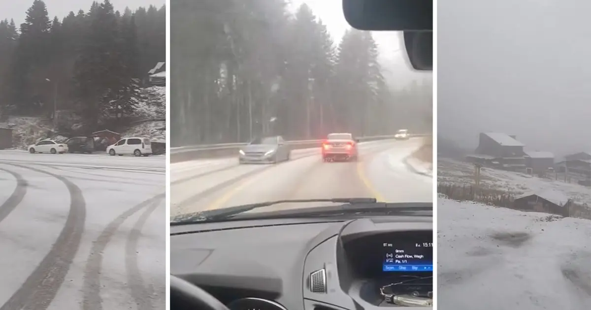 Uludağ beyaza büründü