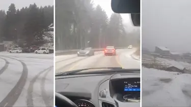 Uludağ beyaza büründü