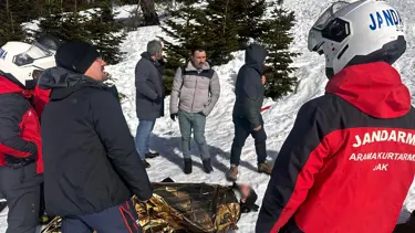 Uludağ'da kızak faciası: Dereye uçan tatilci ölümden döndü