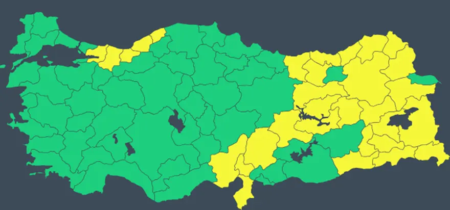 31 İL İÇİN SARI KOD 3