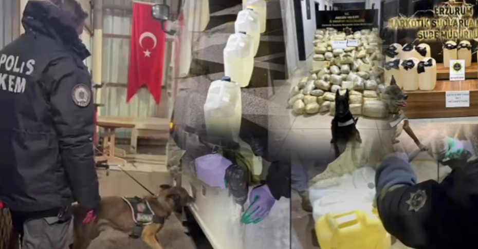 Mersin ve Erzurum'da uyuşturucu operasyonu