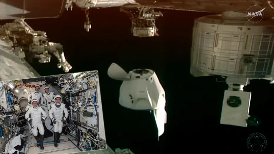 Uzay’dan tahliye başladı. 4 astronot istasyondan ayrıldı