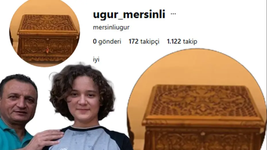 Profildeki sandık ayrıntısı dikkat çekti. Baba bu fotoğrafı neden kullandı? 