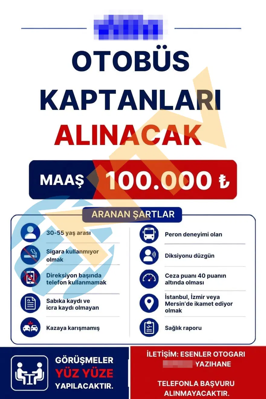 100 bin lira maaşla personel arıyorlar. İşte yaş, şehir ve deneyim şartları 4