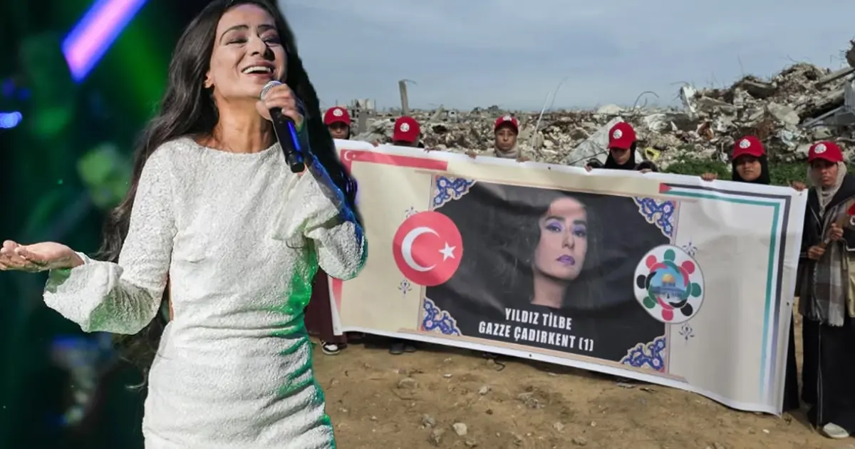 Yıldız Tilbe'nin Gazze'ye yardımları sürüyor. 12 bin kişiye iftar verecek