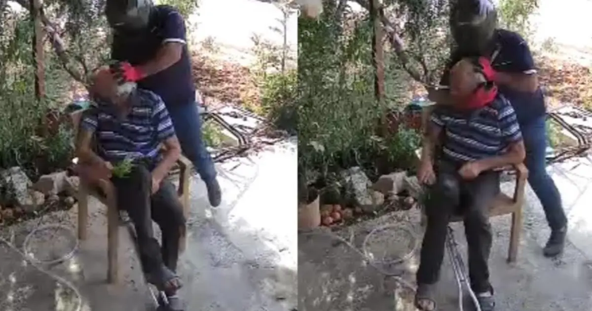 İntikam için yıllar sonra geldi. Yaşlı adamın boynunu kırmaya çalıştı