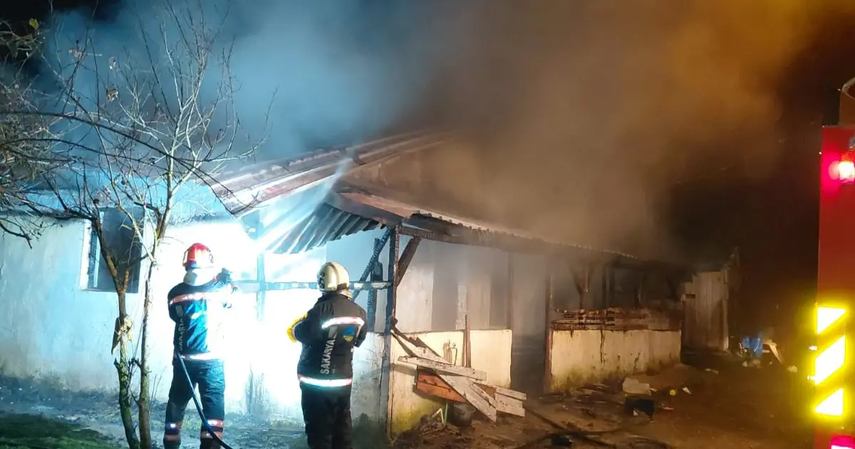 Sakarya'da korkutan ev yangını