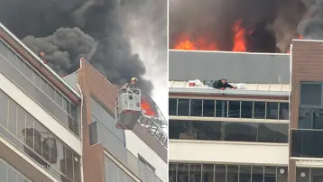 Bursa'da can pazarı. Yangının ortasında mahsur kaldılar