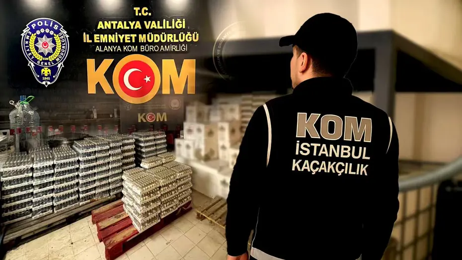Tüm yurtta alkollü içki kaçakçılığı ve sahteciliğine operasyon