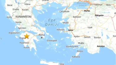 Yunanistan'da 4.8 büyüklüğünde deprem