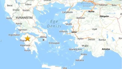 Yunanistan'da 4.8 büyüklüğünde deprem