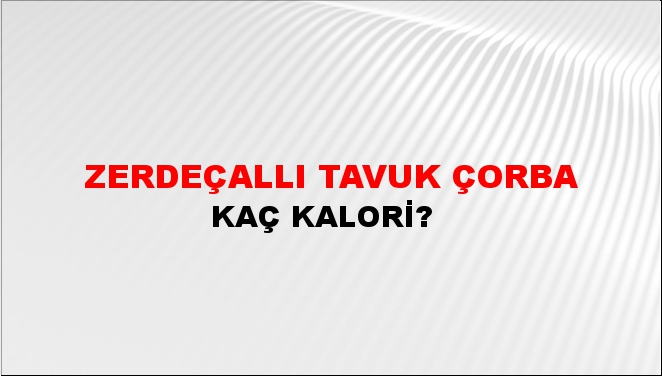 Zerdeçallı Tavuk Çorba