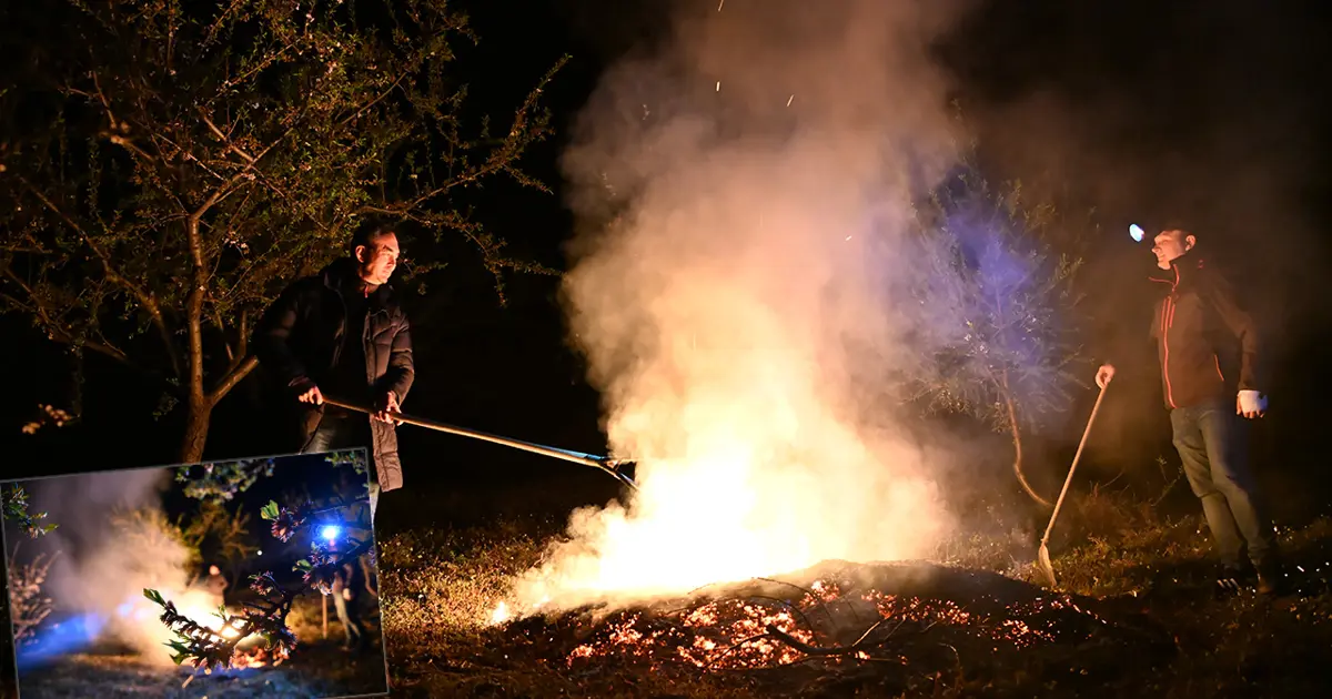 Sıfırın altında zirai don nöbeti