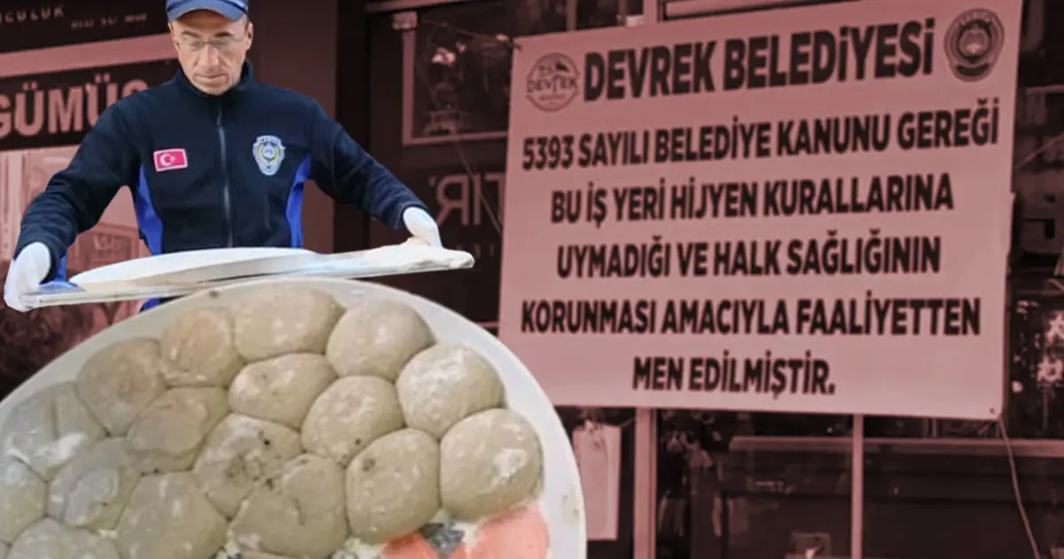 Zonguldak Devrek'teki pidecide mide bulandıran görüntü! Dün mühürlendi, bugün bu afiş asıldı