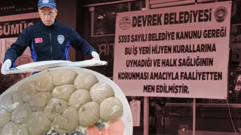 Zonguldak Devrek'teki pidecide mide bulandıran görüntü! Dün mühürlendi, bugün bu afiş asıldı