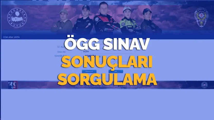 ÖGG sınav sonuçları 2025 açıklandı: ÖGG 117. dönem sınav sonuçları sorgulama ekranı (egm.gov.tr)
ÖGG sınav sonuçları 2025 açıklandı: ÖGG 117. dönem sınav sonuçları sorgulama ekranı (egm.gov.tr)