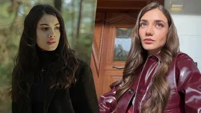 Çarpıntı'nın Aslı'sı Lizge Cömert ile Melike'si Şevval Kaya'dan birlikte poz