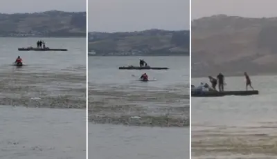 Fırtınada korku dolu an. Balıkçıları izindeki itfaiye amiri kurtardıİstanbul'da dört amatör balıkçı fırtına esnasında Büyükçekmece Gölü'nde mahsur kaldı. Balıkçıları izin gününde itfaiye amiri kurtardı.