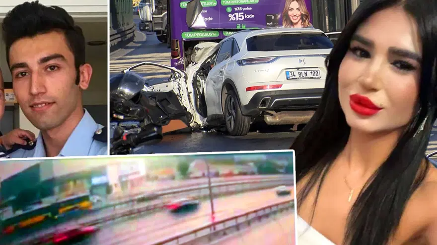Küçükçekmece'de korkunç kaza anı. Üç kişinin öldüğü kazanın videosu ortaya çıktı 