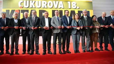2026'nın ilk kitap fuarı Adana'da. Çukurova 18'inci Kitap Fuarı açıldı