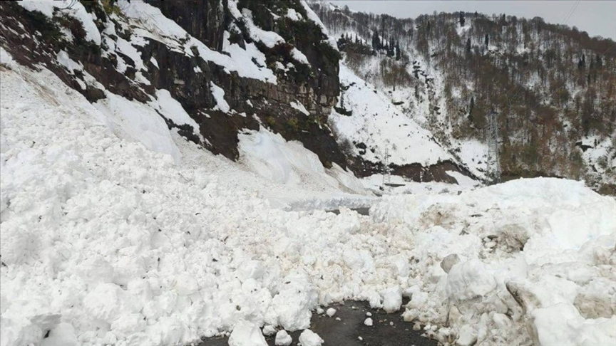 Şırnak-Hakkari Karayolu'na çığ düştü