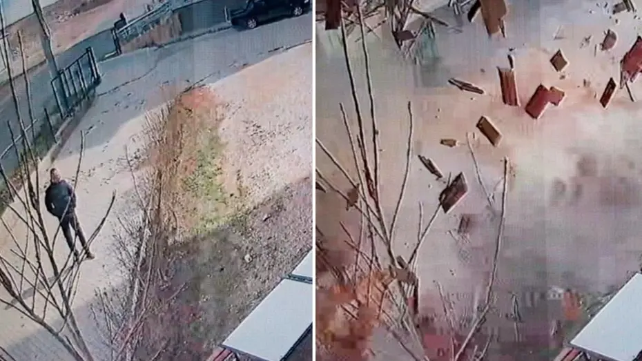 Apartmanın çatısı uçtu, ölümden saniyelerle kurtuldu