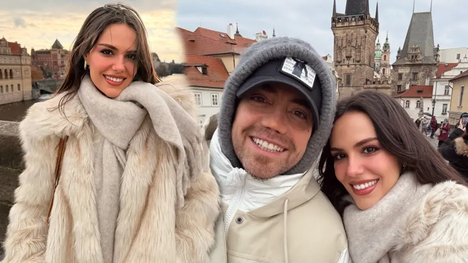 Ünlüler tatilde. Özgü Kaya ile Murat Dalkılıç'tan Prag pozları