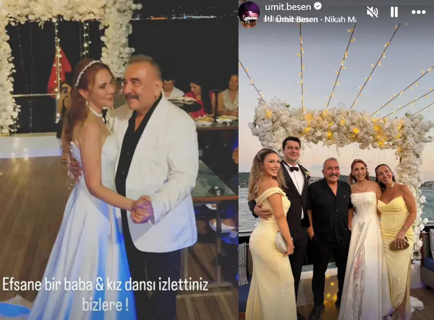 Ümit Besen'in kızı Ezgi Besen evlendi. Uçağı kaçırınca nikaha yetişemedi 1 Ümit Besen'in kızı Ezgi Besen evlendi. Uçağı kaçırınca nikaha yetişemedi 1
