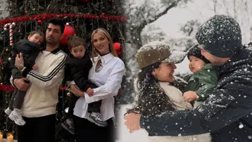 Ünlü isimlerin kar sevinci. Yıldırım ailesinden mutluluk pozları