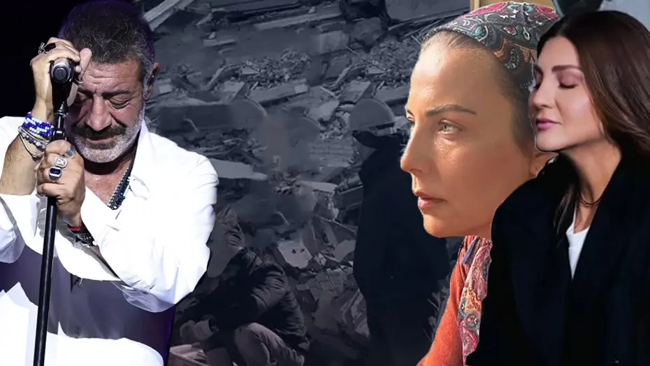 Ünlüler 6 Şubat depremlerini unutmuyor. 