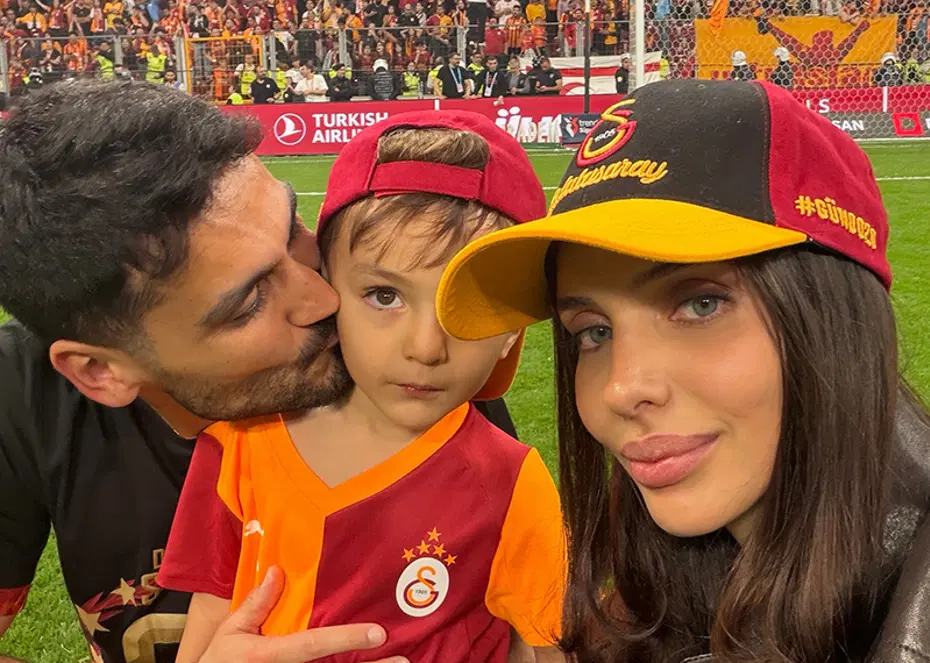 Galatasaraylı yıldızın eşinden çok sert çıkış. 