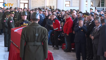 Düşen uçakta şehit olan Yarbay Gökhan Korkmaz'a veda