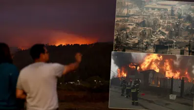 Şili'de yangın felaketi. 19 kişi öldü, OHAL ilan edildi 