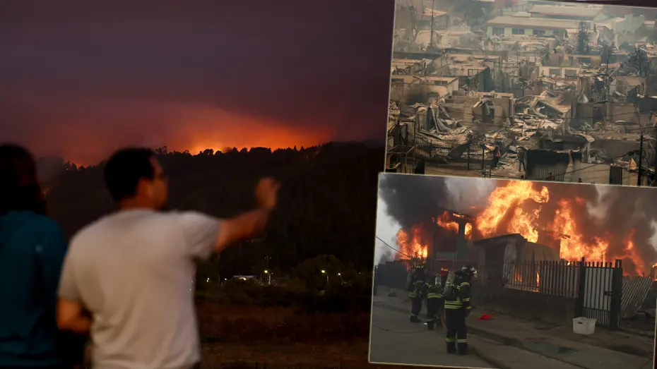 Şili'de yangın felaketi. 19 kişi öldü, OHAL ilan edildi 