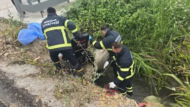 Tekerlekli sandalyesiyle evden çıktı, sulama kanalında ölü bulundu